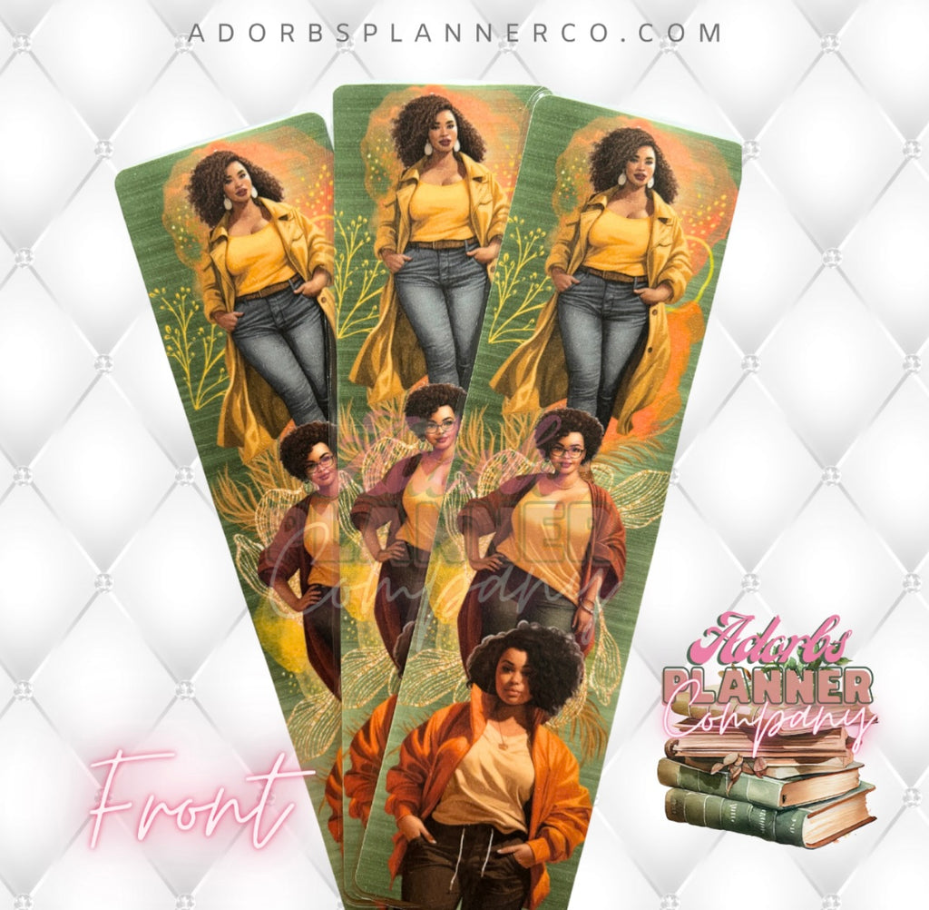 Adorbs Planner Co. 'Vibrant Vibes' Bookmark -Beautiful African American Women