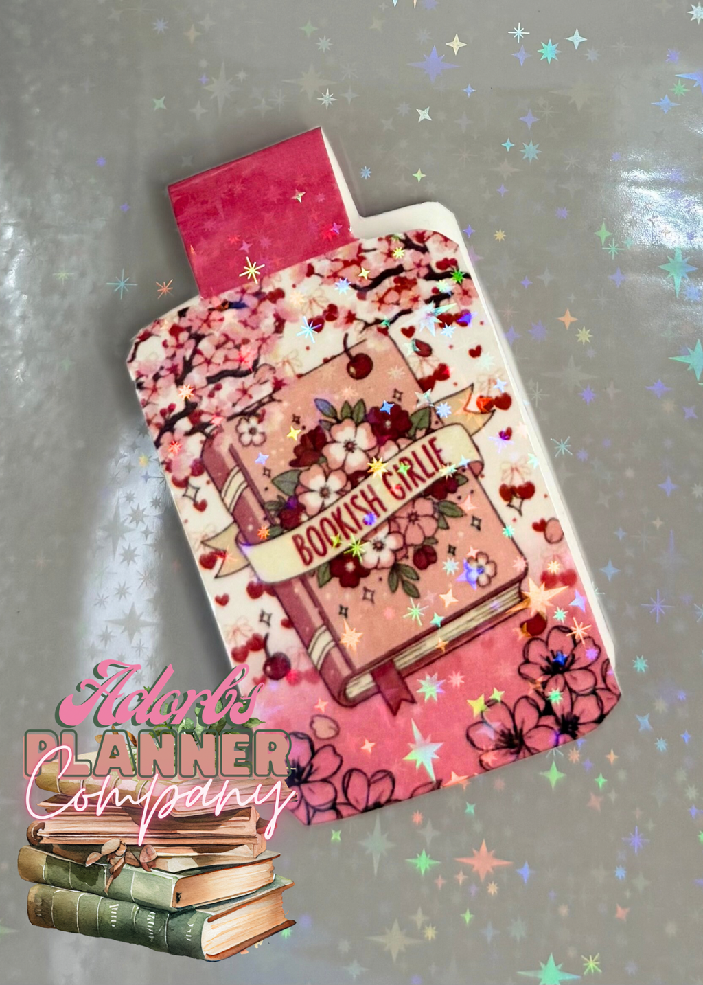 Bookish Girlie Magnetic Bookmark | Cherry Blossoms | Florals | Pink Aesthetic | Book Lover #BKGRL2601