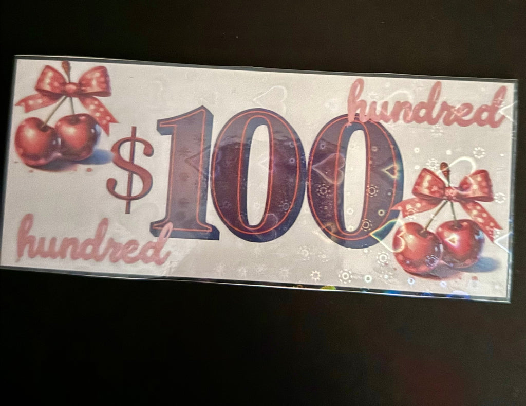 Adorbs Planner Co ‘Romance Me’ Placeholder Cash | Budget Binder | Savings Challenge | Cherries