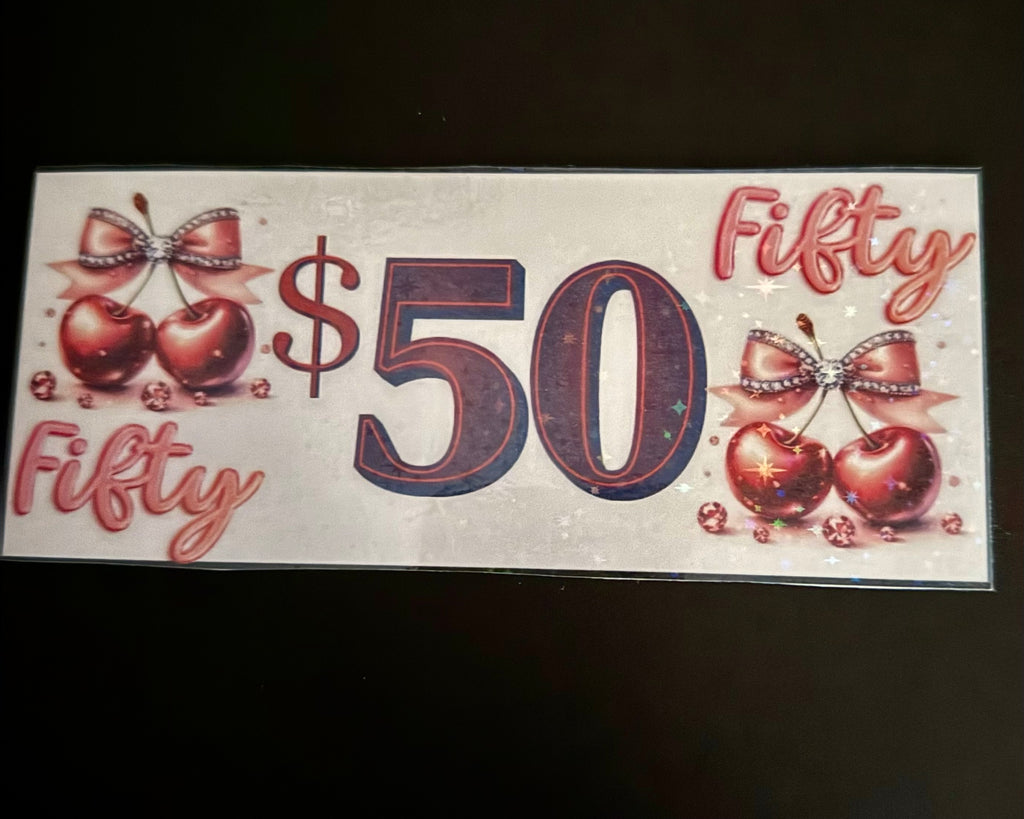 Adorbs Planner Co ‘Romance Me’ Placeholder Cash | Budget Binder | Savings Challenge | Cherries