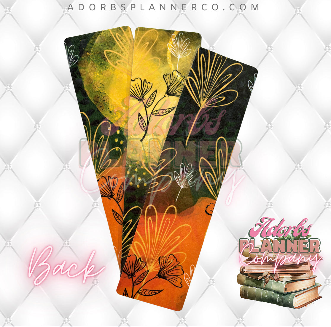 Adorbs Planner Co. ‘New Beginnings' Bookmark -Beautiful African American Women / Fall Autumn